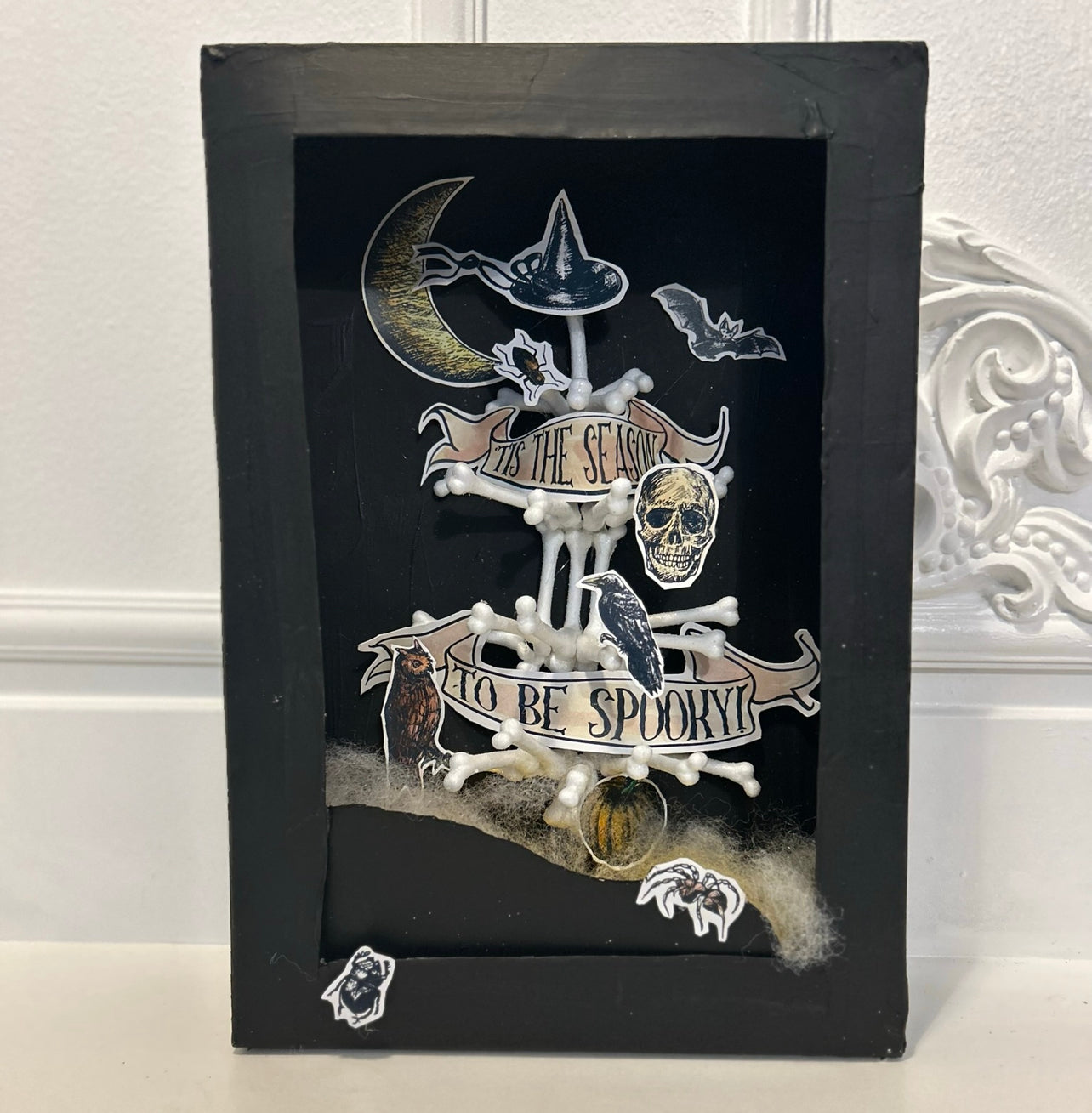 Halloween Shadow Box Art with Download