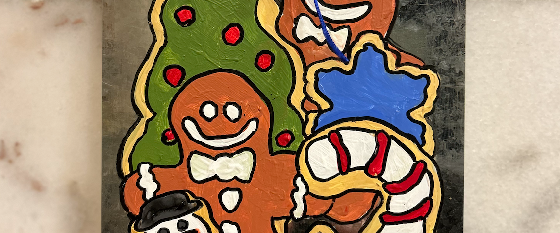Christmas Cookies Door Hang: DIY Tutorial
