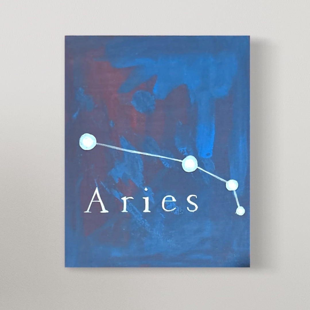 Aries painting kit on canvas