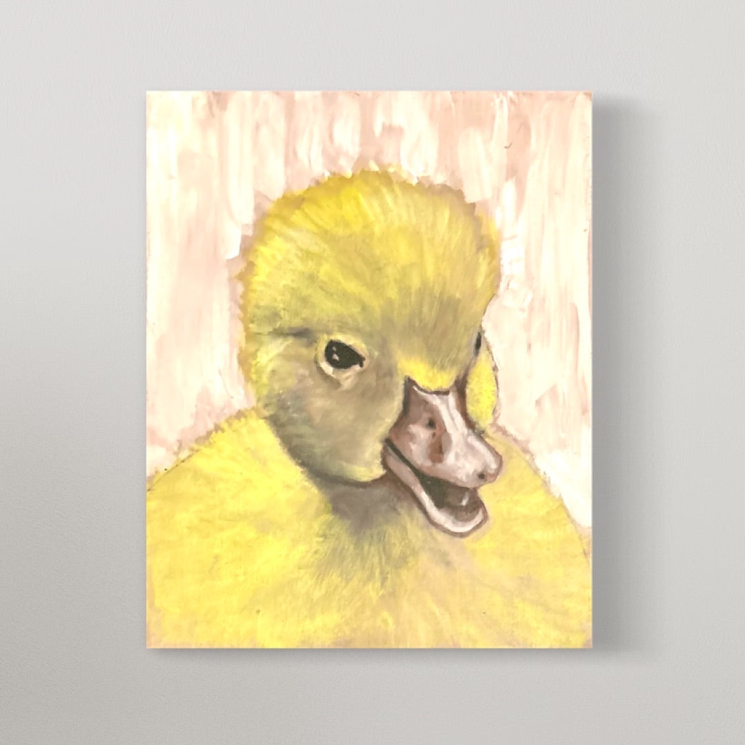 Baby Duck Canvas Painting Kit