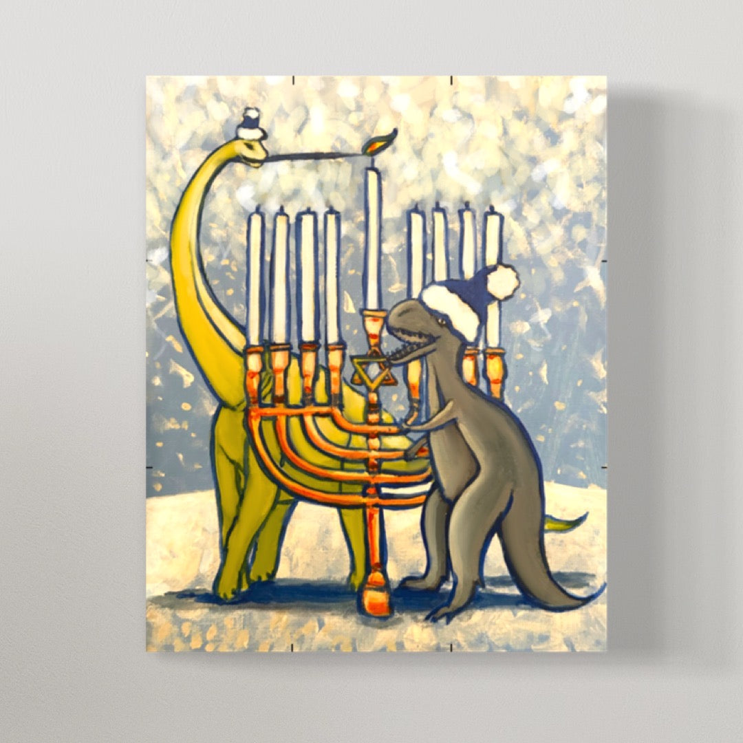 Dinosaur Hanukkah Painting Kit