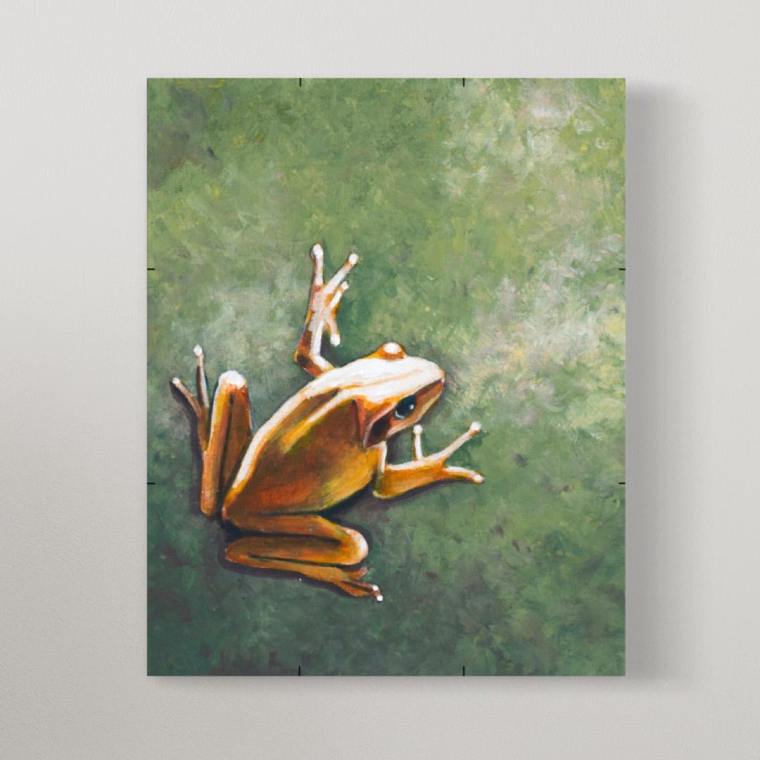 Tree Frog Painting on canvas