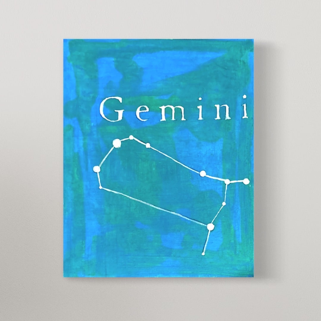 Gemini painting kit on canvas