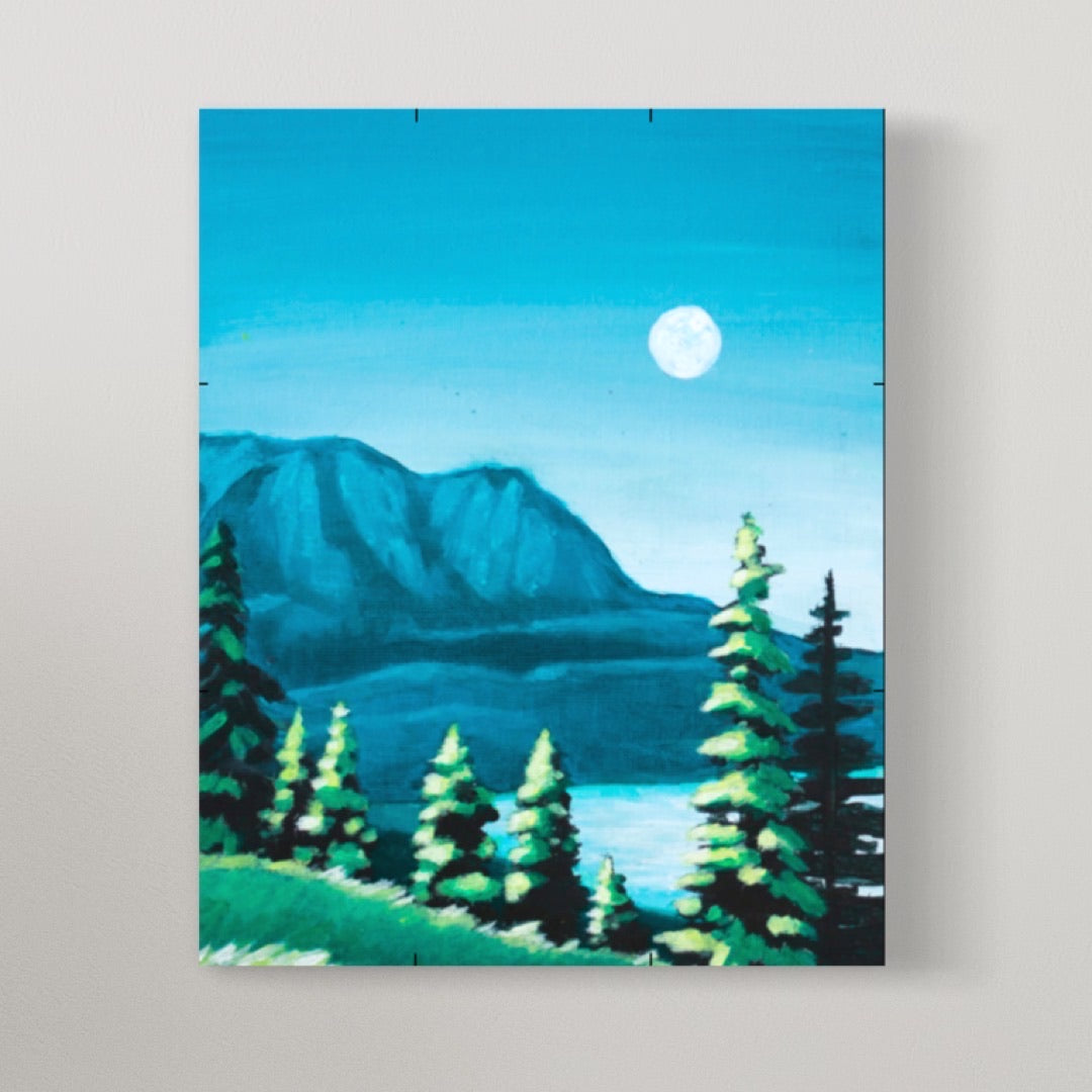 Moon River Painting on canvas