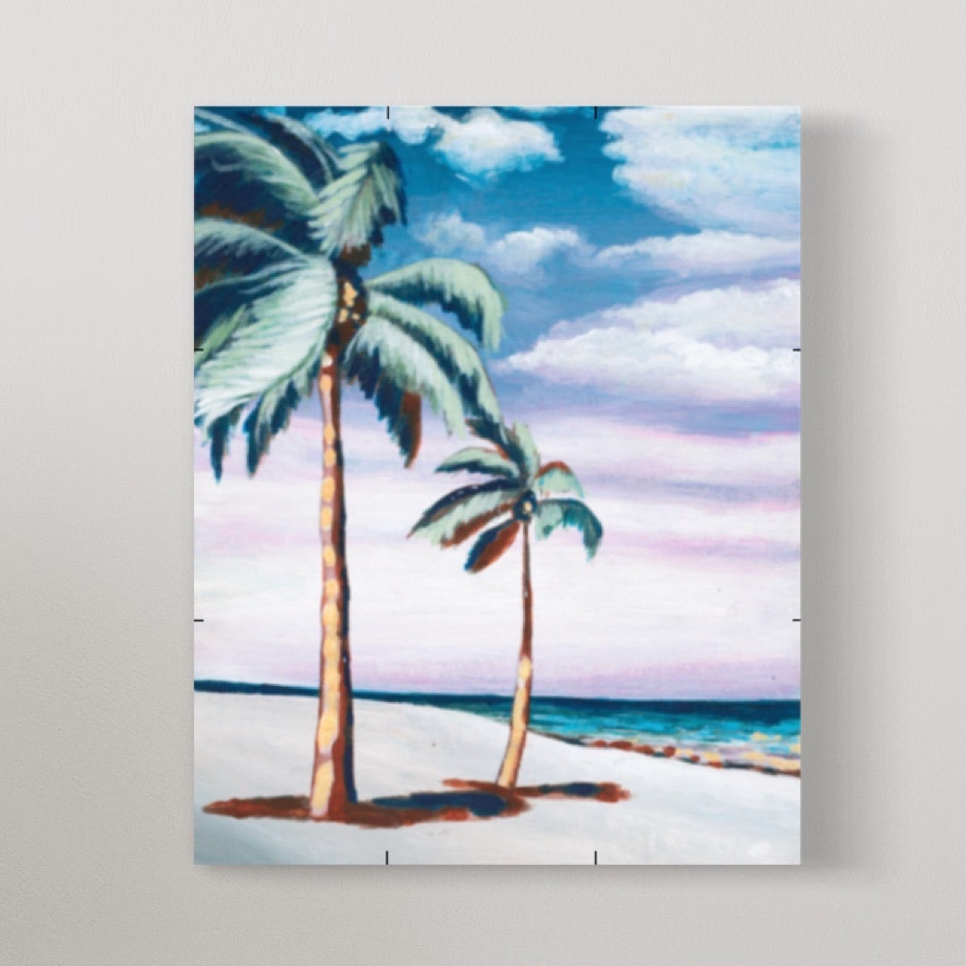 Palm Paradise Painting on canvas