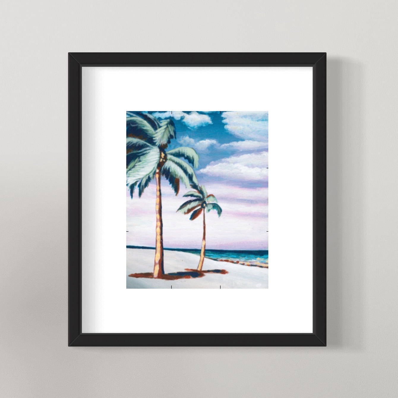 photo of framed Palm Paradise Painting