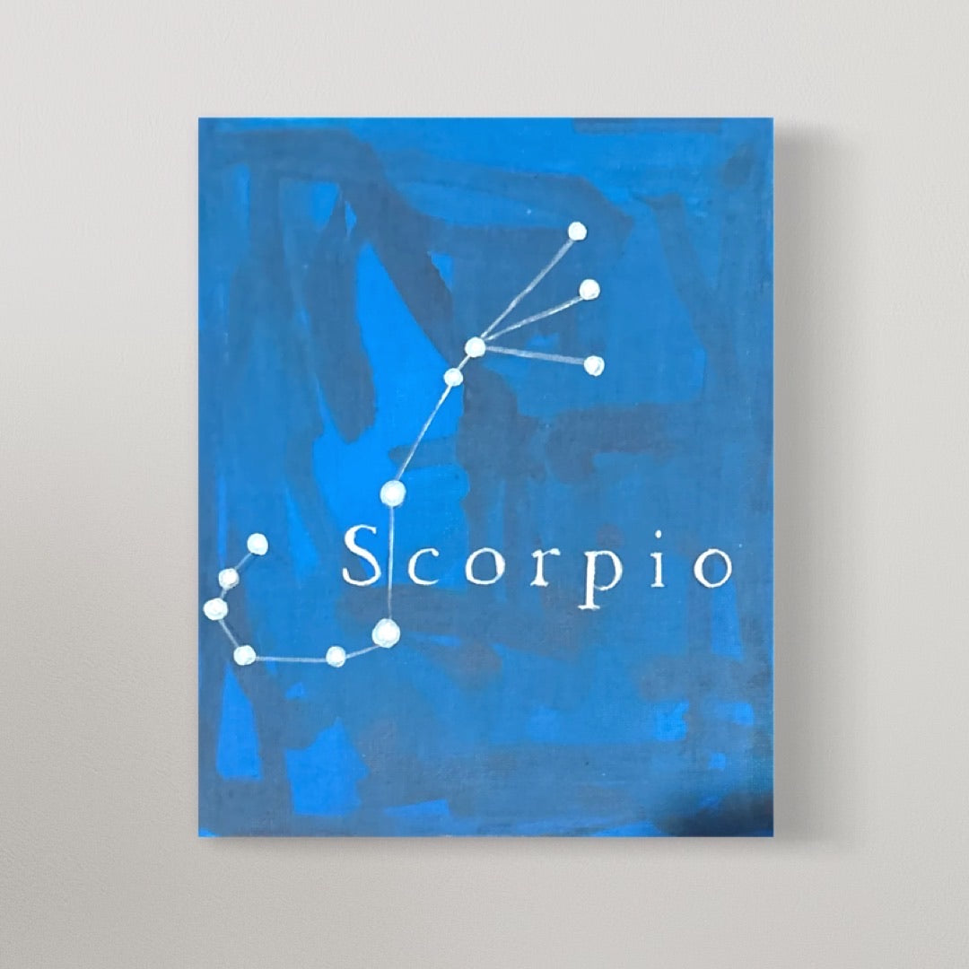 Scorpio Painting Kit on Canvas.