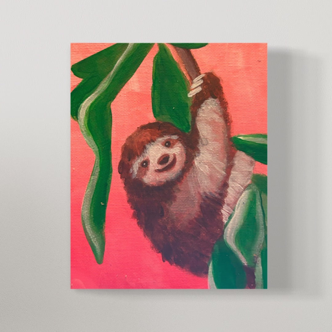 Baby sloth art painting kit