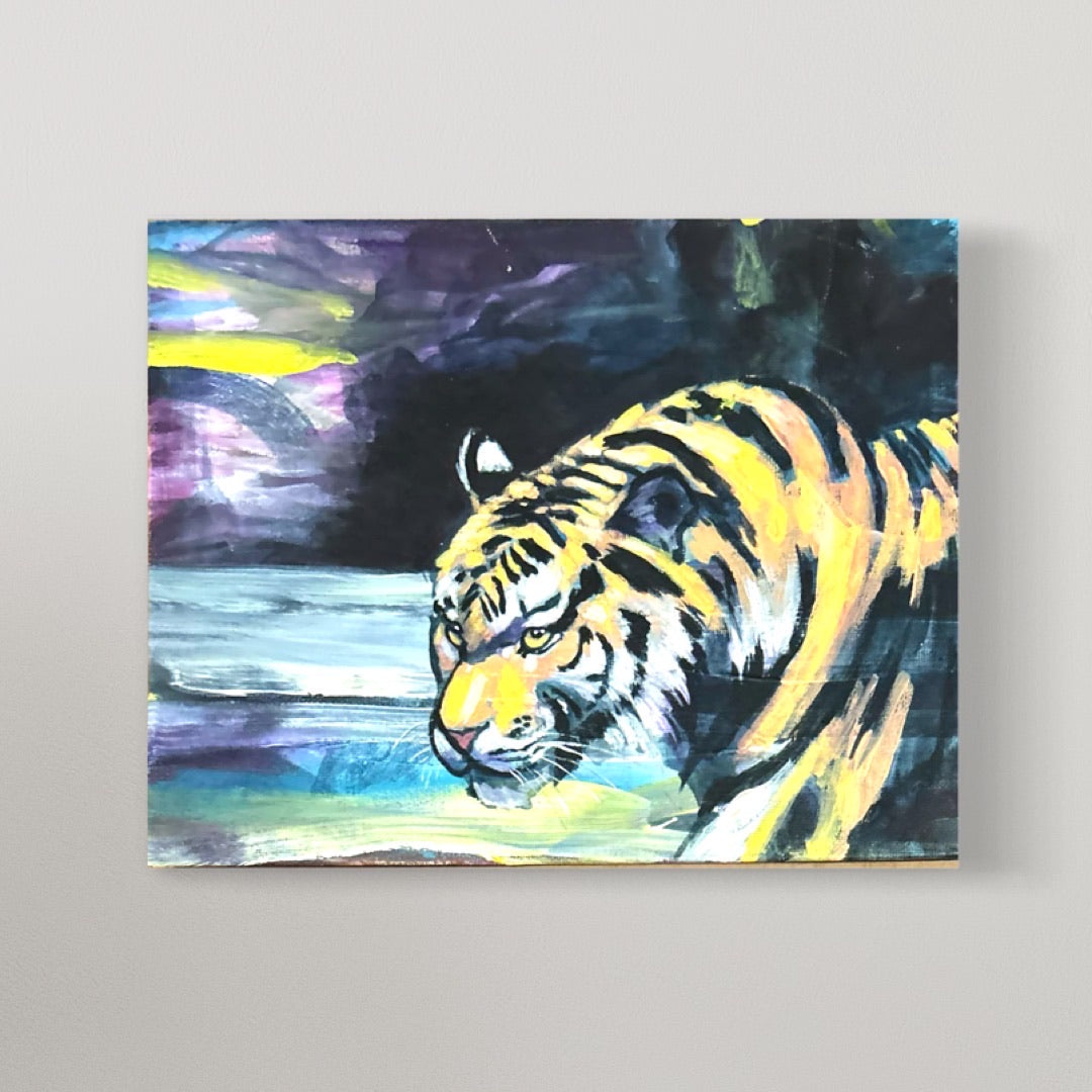 Tiger King Painting Kit on Canvas
