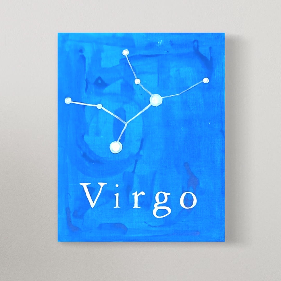 Virgo painting kit on canvas